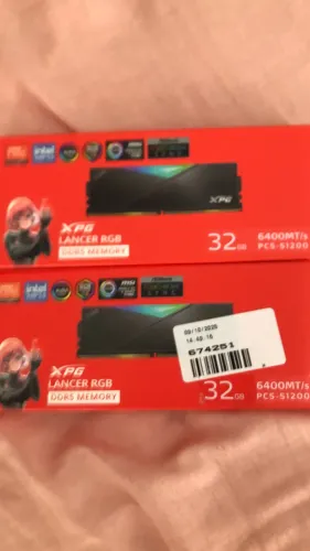 Memória DDR5 2x32GB 6400hz CL32
