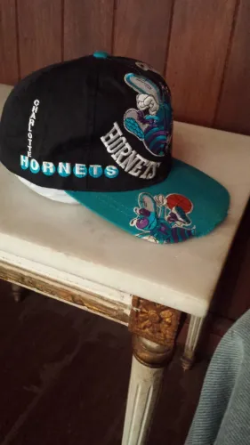Boné N B A Charlotte Hornets x Looney Tunes de 1996 Colecionador