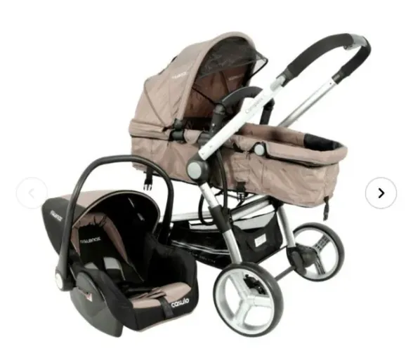 Kit Carrinho moisés + Bebê Conforto KIDDO
