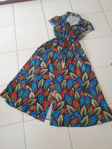 Vestido em Seda Grossa Veste 44