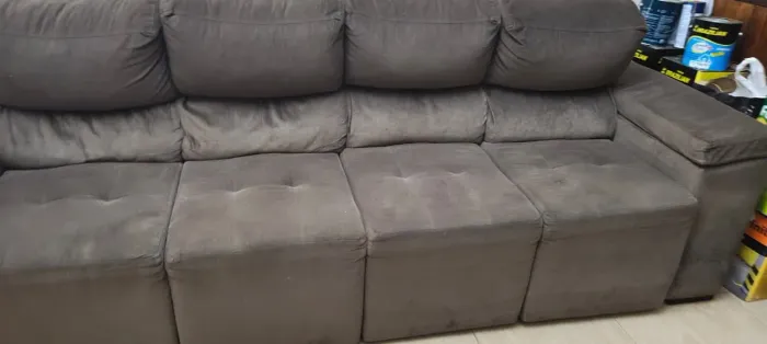Sofá 4 lugares retrátil