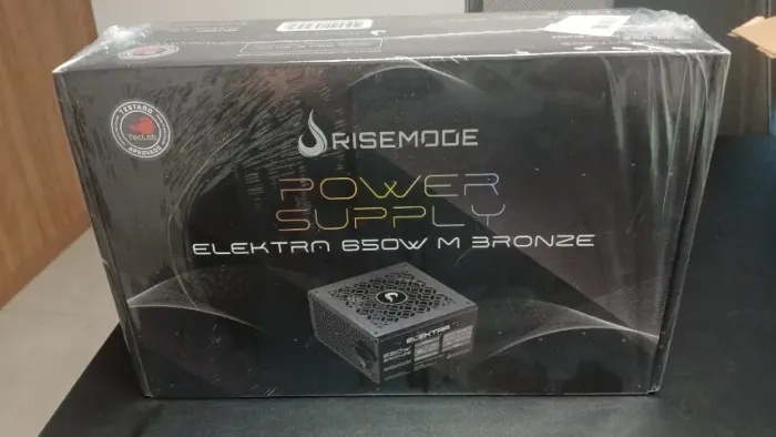 Fonte Rise Mode Electra M Broze 650W Full Modular, nova lacrada , NF garantia 3 anos fabri