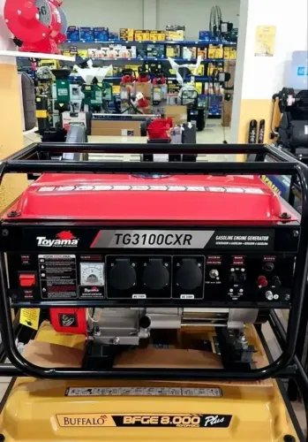 Gerador de Energia 3.1 kVA Gasolina 220v Monofásico 4 Tempos - Toyama (Novo)