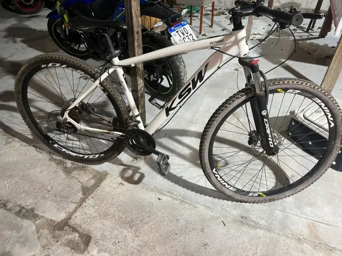 BIKE KSW XLT100 ARO 29 BRANCA HIDRÁULICA