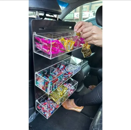 Expositor de doces para carro Uber/99