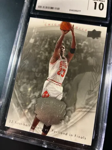 Michael Jordan Graduado CGC 10 Coleção Exclusiva Legacy Card NBA Basquete Chicago Bulls Ca