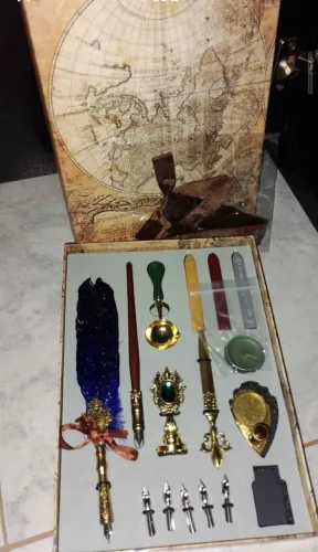 Kit de caneta tinteiro