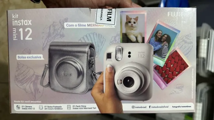 Kit c/ Câmera, Bolsa e Filme Mermaid Tail - Branco