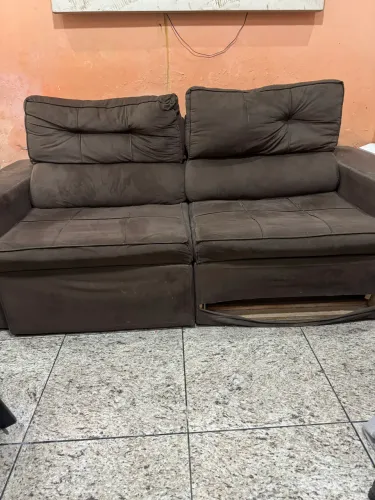 Sofá retrátil reclinável 