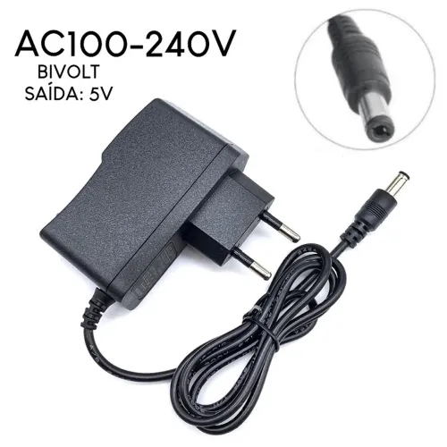 Fonte de Alimentação Para TV Box 5V 2A, Plug P4 5.5mm - H'Maston