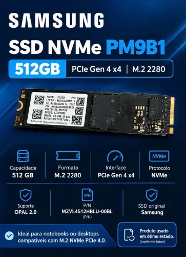 SSD NVMe Samsung PM9B1 512GB PCIe 4.0 M.2