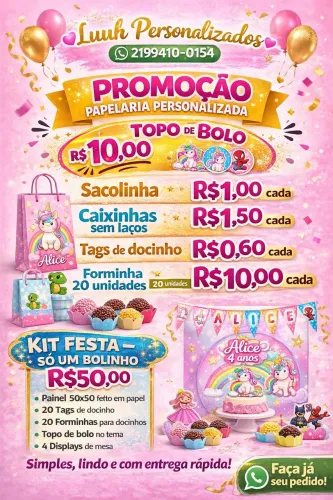 Papelaria personalizada