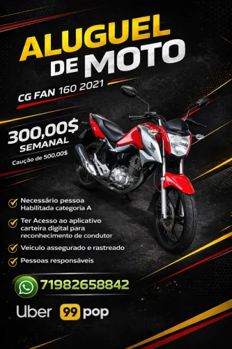 Aluguel de moto fan