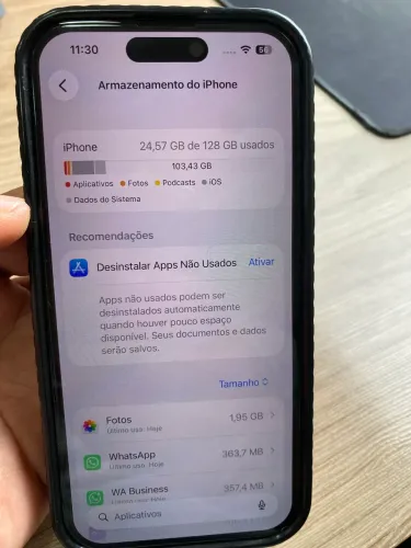 Vendo ou troco iPhone 15 128gb