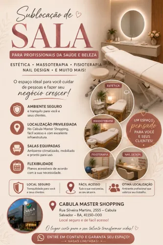 Sublocação de sala no cabula