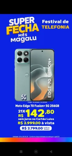 Celular moto Edge 70 fusion