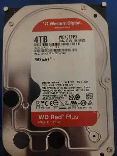 HD WD Red Plus 4TB + Crystal Disk