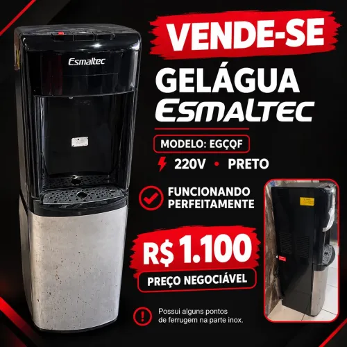 GELÁGUA ESMALTEC - 220V | PRETO