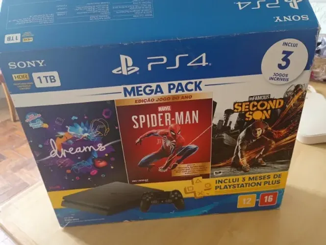 ? VENDO PS4 SLIM 1 TB + 10 JOGOS + 2 CONTROLES