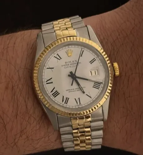 Rolex Datejust Aço e Ouro