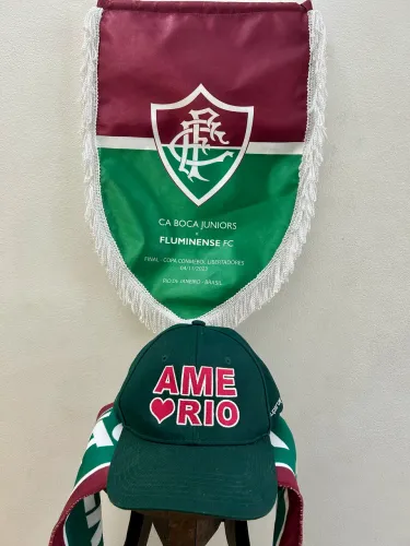 Boné Fluminense verde Ame o Rio 