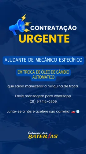 AJUDANTE DE MECÂNICO ESPECÍFICO