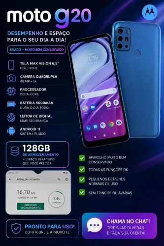 VENDE MOTO G20