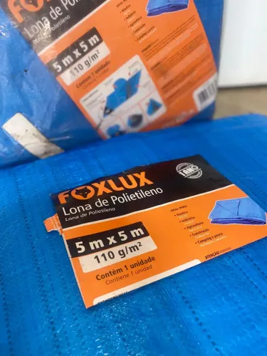 Lona azul reforçada 5x5