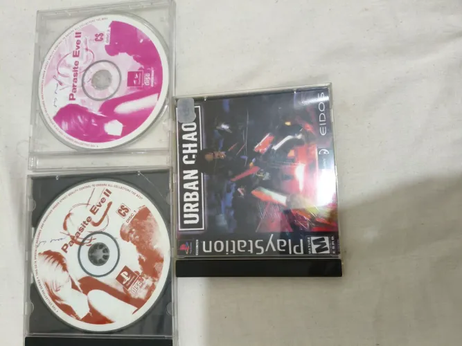 Jogos prensados de PS1