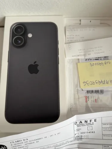 iphone 16 - 256gb - caixa, nota, garantia