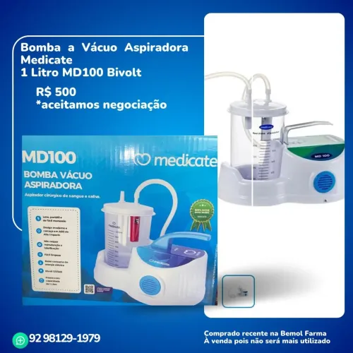 Bomba aspiradora (aspirador de secreção)