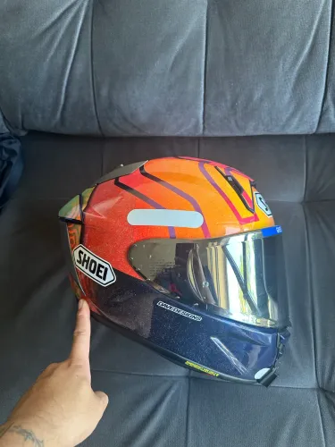 Capacete Shoei Moto X Spr Pro Marquez Holi Tc-1 Pista Tam:XL(62)