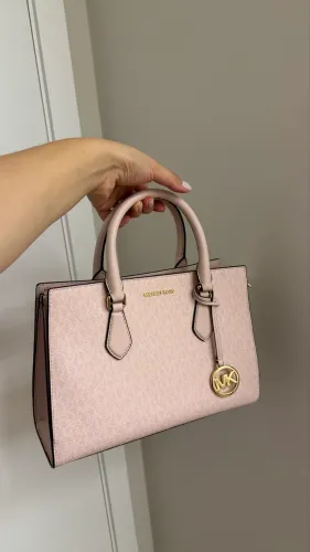 Bolsa Michael Kors Sheila Rosa Claro 
