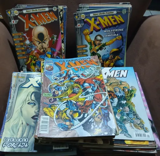 Revistas Marvel anos 1990/2000 - Total: 86 exemplares<br>