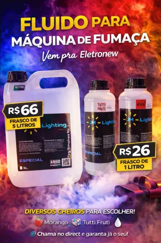 Fluido para máquina de fumaça