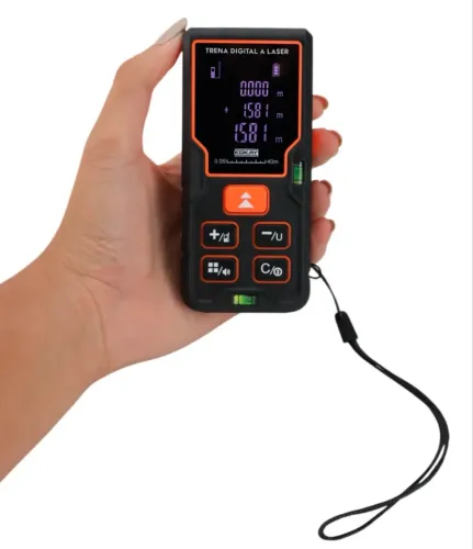 Trena A Laser Digital Sc40 Profissional 40m Com Cordão