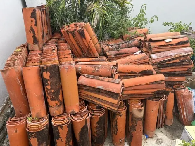 Telhas de cerâmica