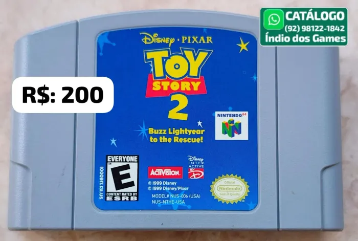 Toy Story 2 = R$: 200