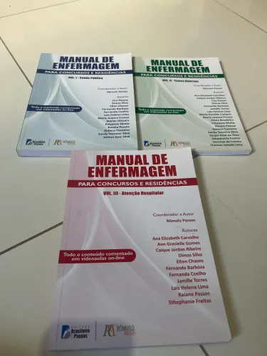 Livros Enfermagem para concurso