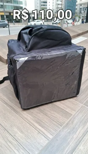 Bag para entrega de delivery com isopor de 45 litros nova.