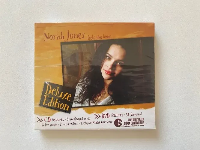 CD + DVD Norah Jones Feels Like Home - Lacrado - Deluxe Edition - Ediçao Especial Colecão