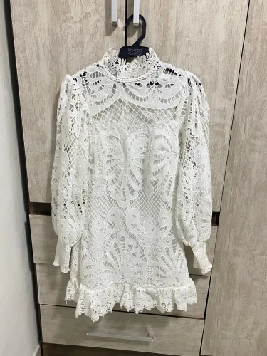 Vestido de Renda Branco 