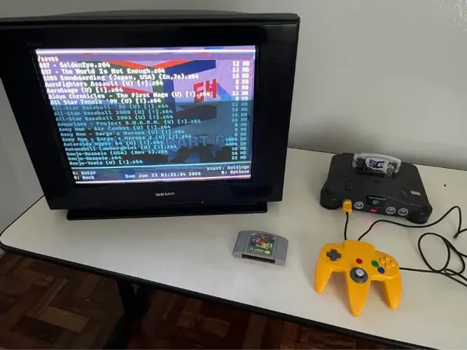 Vendo Nintendo 64 com acessórios
