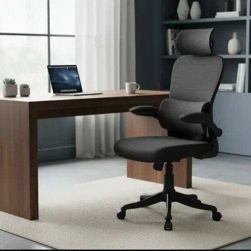 Cadeira de escritório Ergonômica - Preta