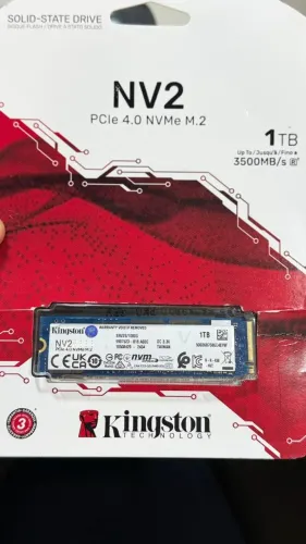 Ssd Kingston Nv2 1 Tb M.2 Pcie4.0 Nvme - Leitura 3500mb/s (Novo)