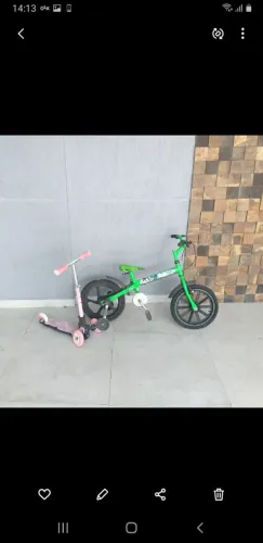 Bicicleta + Patinete Tudo por 130,00