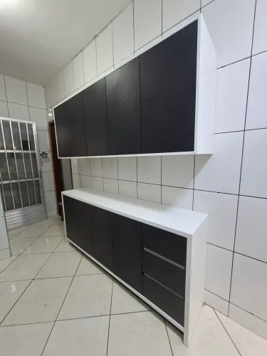 Armário Aéreo + Bancada em MDF Sob Medida | Marcenaria Planejada