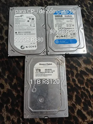 HD para CPU computador 