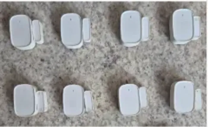?Kit 9x Sensores Inteligentes de Porta e Janela Tuya Zigbee 3.0 Sem Caixa