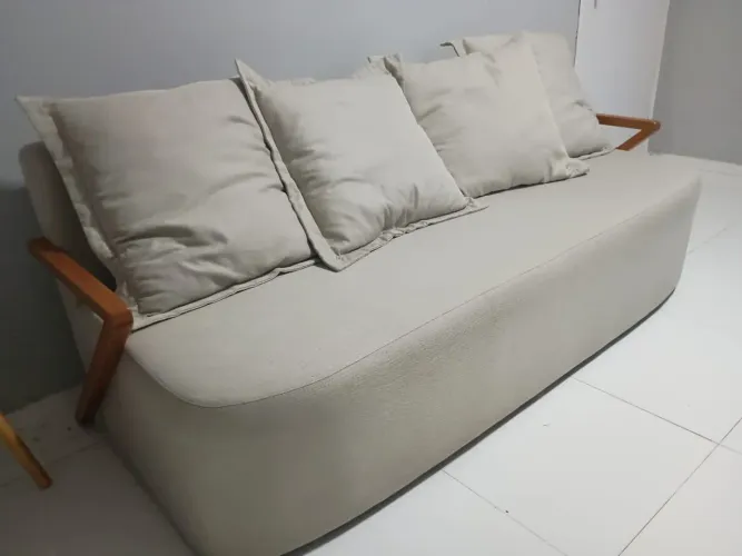 Sofá 3 lugares Pouco Tempo de uso ( realizo a entrega )